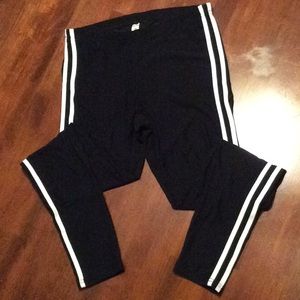 Black and white leggings